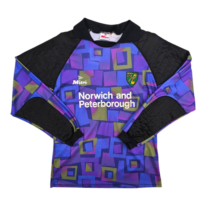 1994/96 Norwich City Goal Keeper Football Shirt (M) Mitre - Football Finery - FF305493
