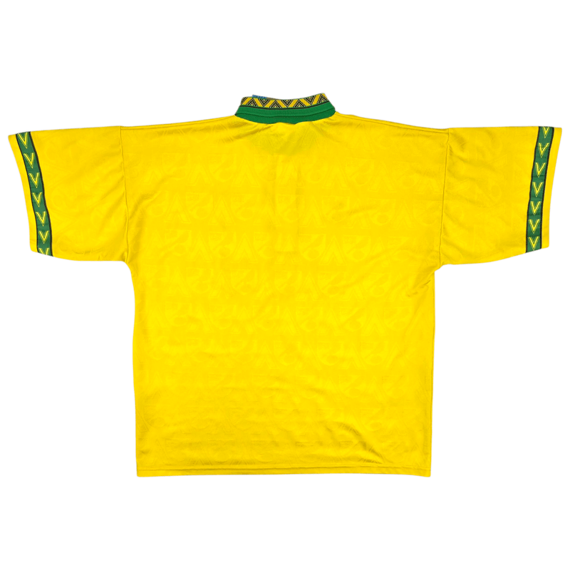 1994/96 Norwich City Home Football Shirt (L) Mitre - Football Finery - FF302101