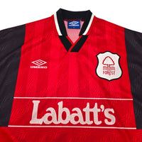 1994/96 Nottingham Forest Home Football Shirt (M) Umbro - Football Finery - FF306856