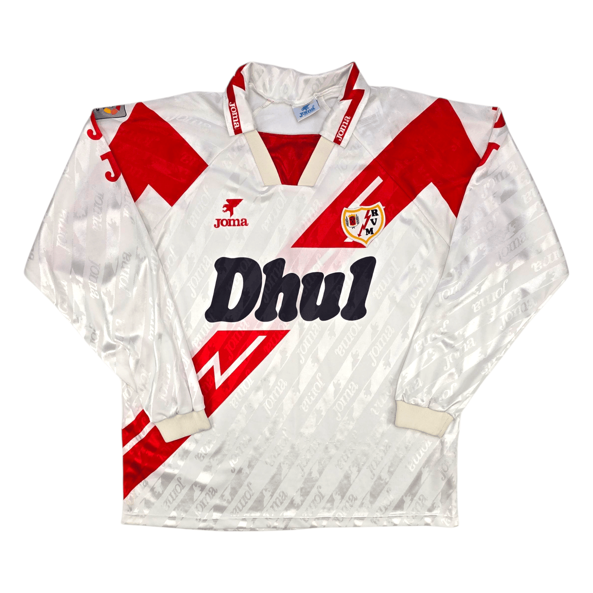 1994/96 Rayo Vallecano Home Football Shirt (XL) Joma - Football Finery - FF302800