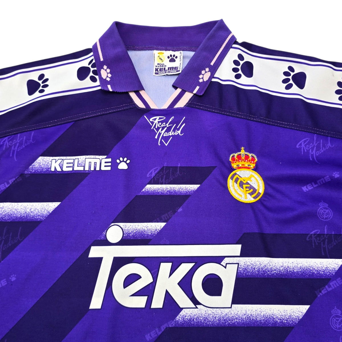 1994/96 Real Madrid Away Football Shirt (L) Kelme - Football Finery - FF306435