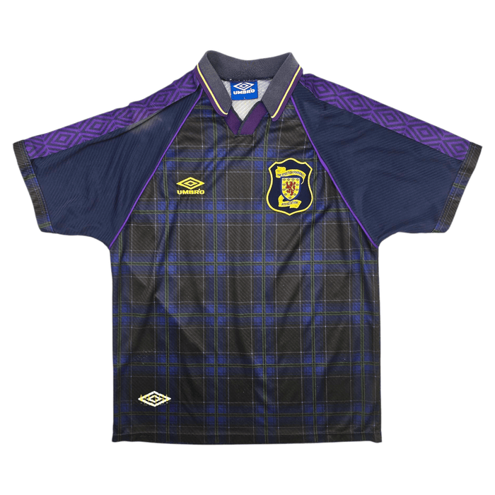 1994/96 Scotland Home Football Shirt (L) Umbro - Football Finery - FF300567