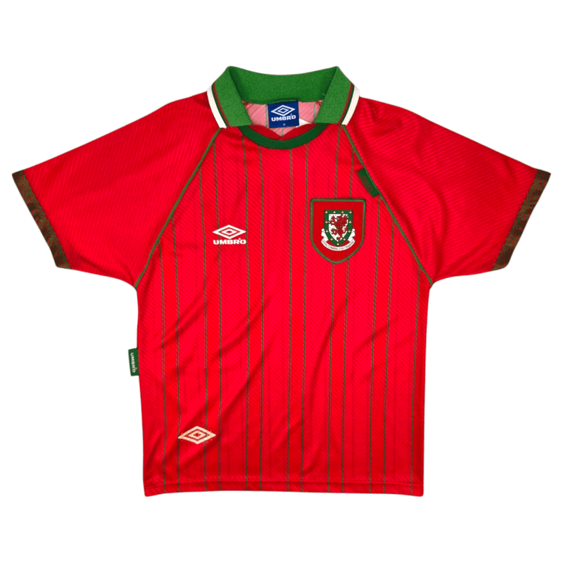 1994/96 Wales Home Football Shirt (M) Umbro - Football Finery - FF300034