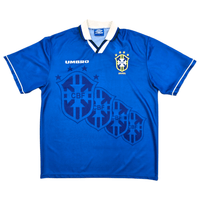 1994/97 Brazil Away Football Shirt (XL) Umbro - Football Finery - FF304370