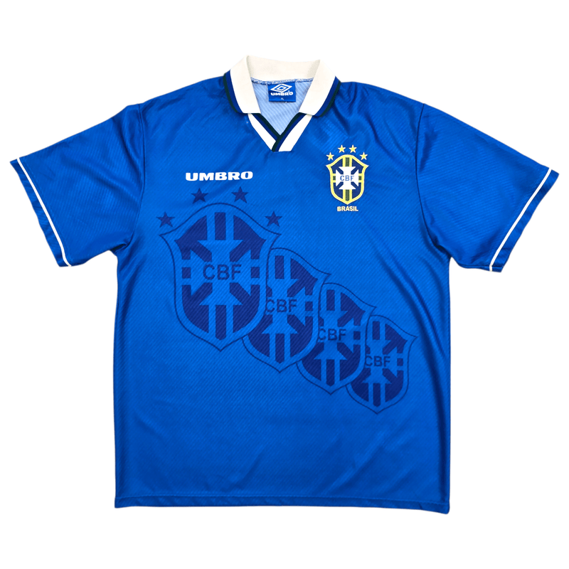 1994/97 Brazil Away Football Shirt (XL) Umbro - Football Finery - FF304370