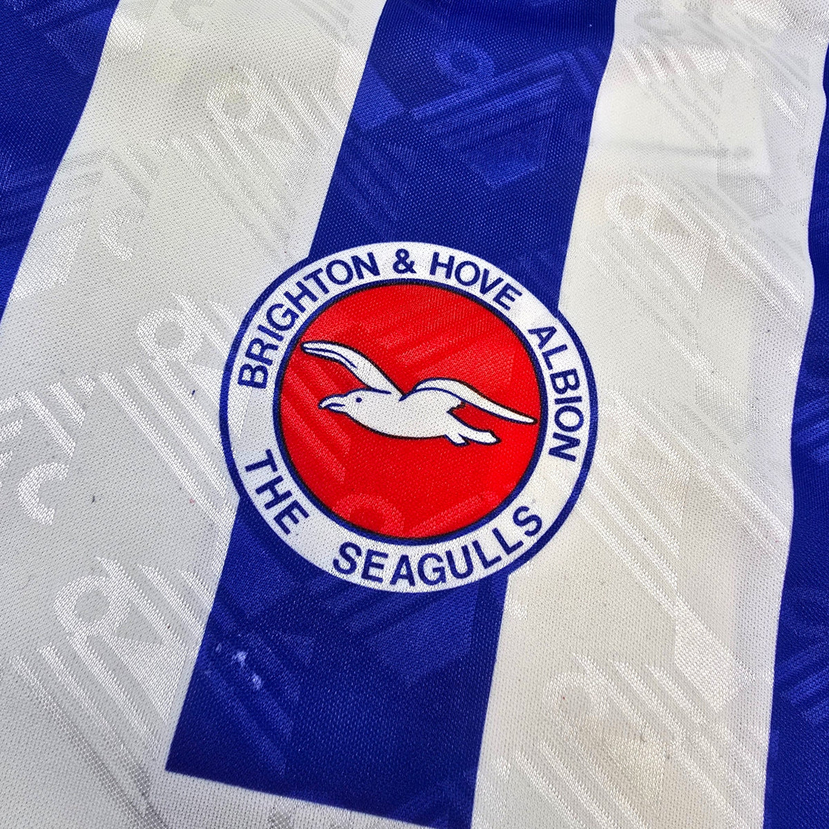 1994/97 Brighton Home Football Shirt (L) Admiral - Football Finery - FF304428