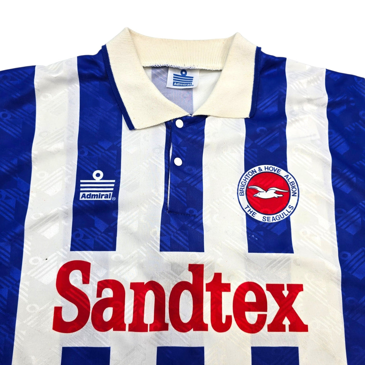 1994/97 Brighton Home Football Shirt (L) Admiral - Football Finery - FF304428
