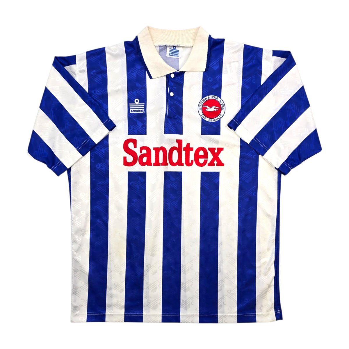 1994/97 Brighton Home Football Shirt (L) Admiral - Football Finery - FF304428