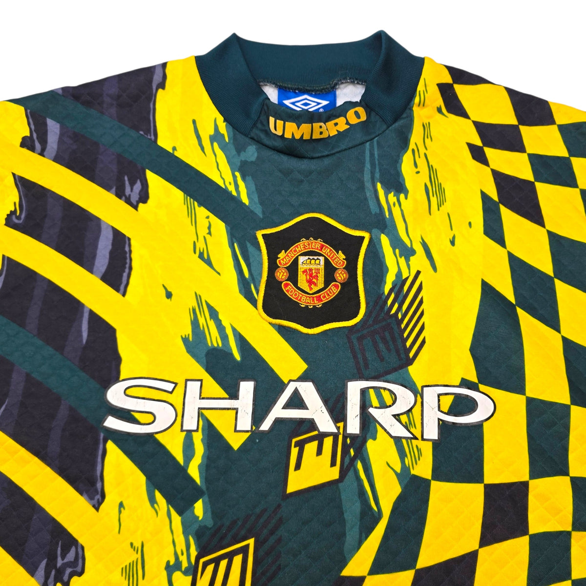 1994/97 Manchester United Goal Keeper Football Shirt (M) Umbro - Football Finery - FF305097