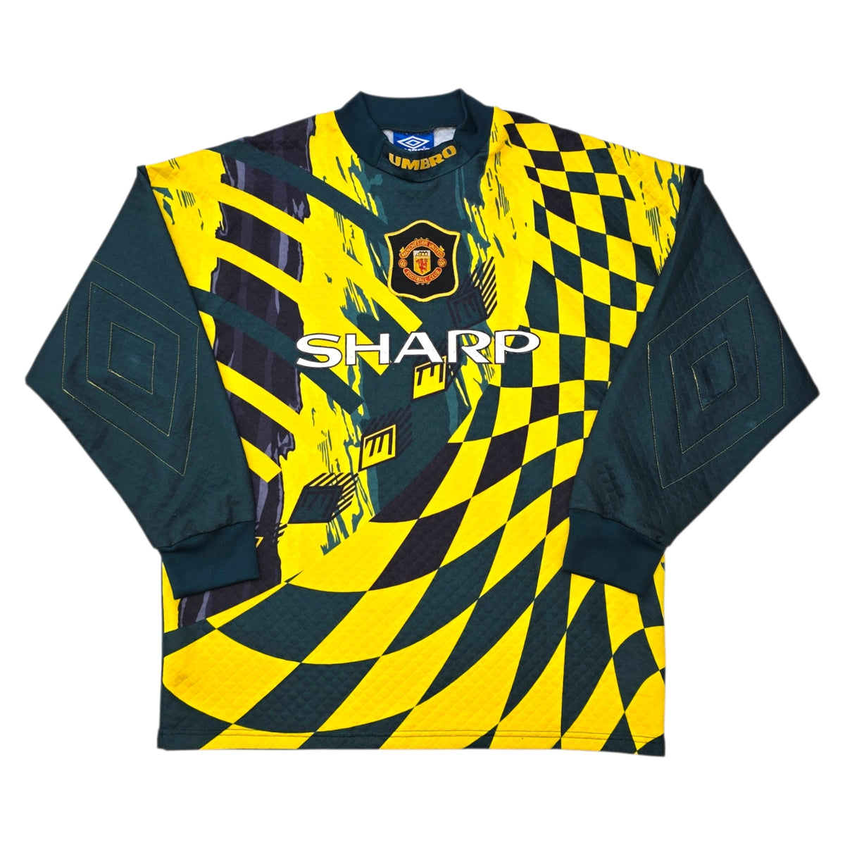1994/97 Manchester United Goal Keeper Football Shirt (M) Umbro - Football Finery - FF305097