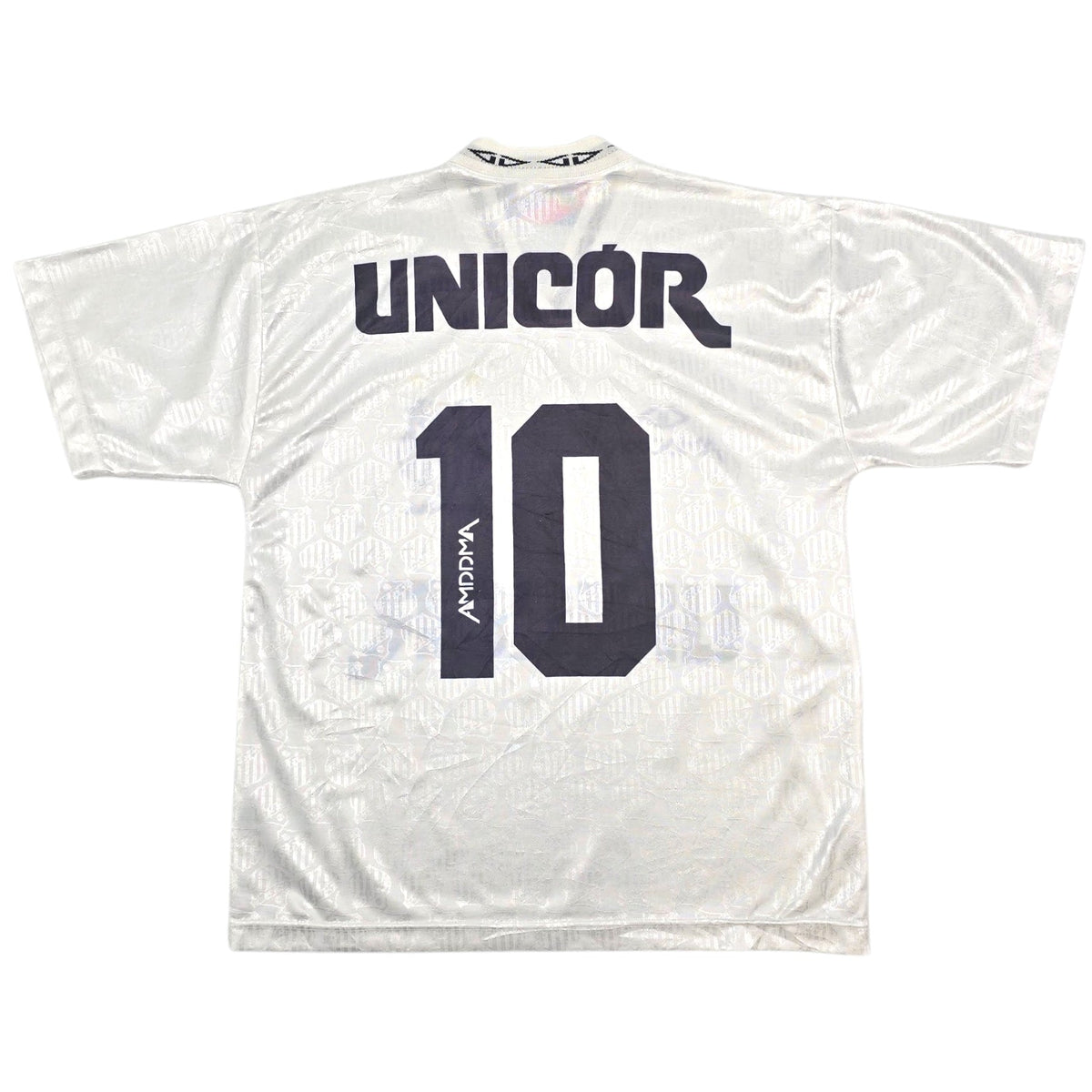 1995 Santos Home Football Shirt (L) Amddma 10 - Football Finery - FF305184