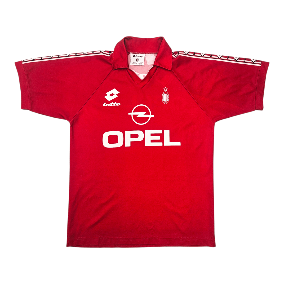 1995/96 AC Milan Training Shirt (L) Lotto - Football Finery - FF300009