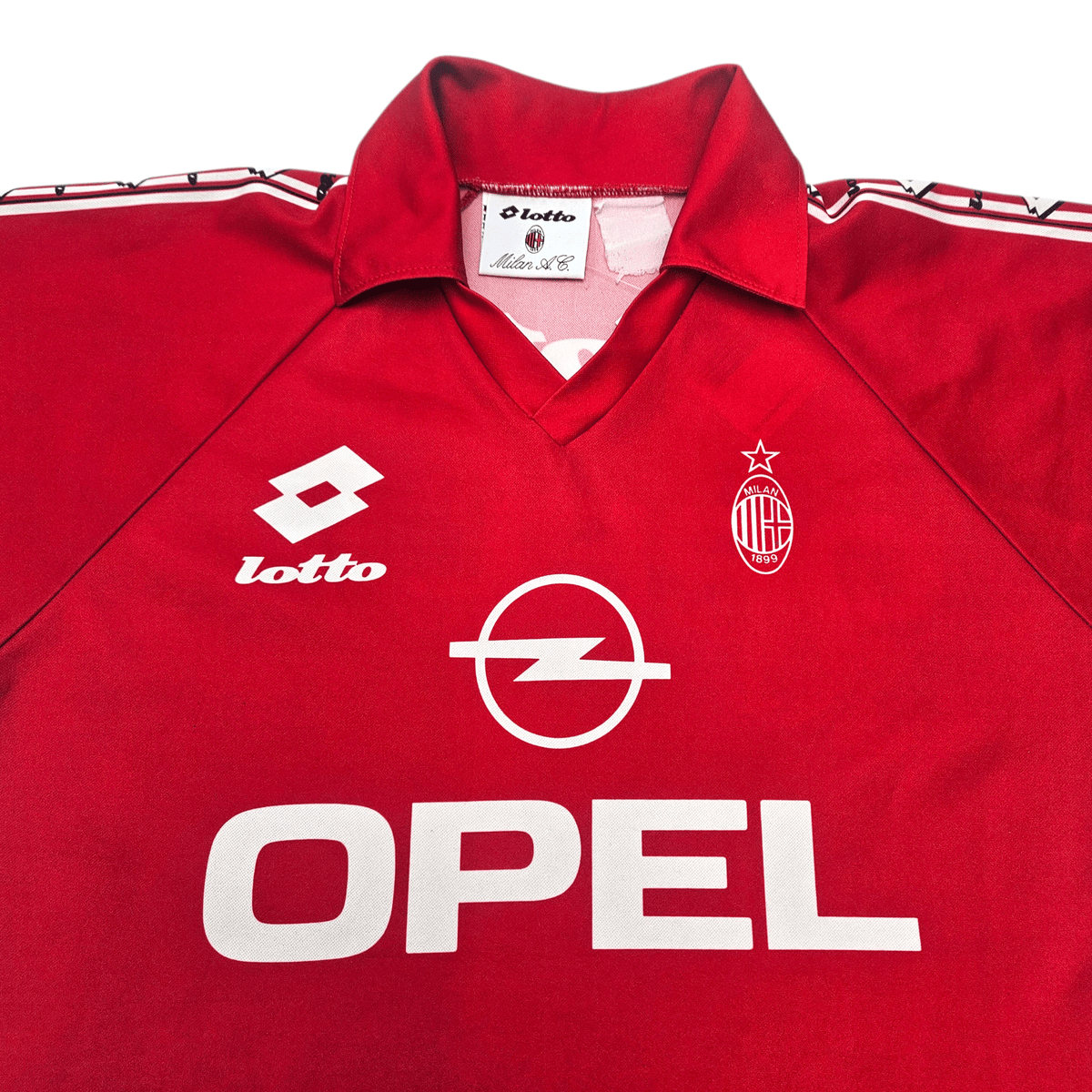 1995/96 AC Milan Training Shirt (L) Lotto - Football Finery - FF300009