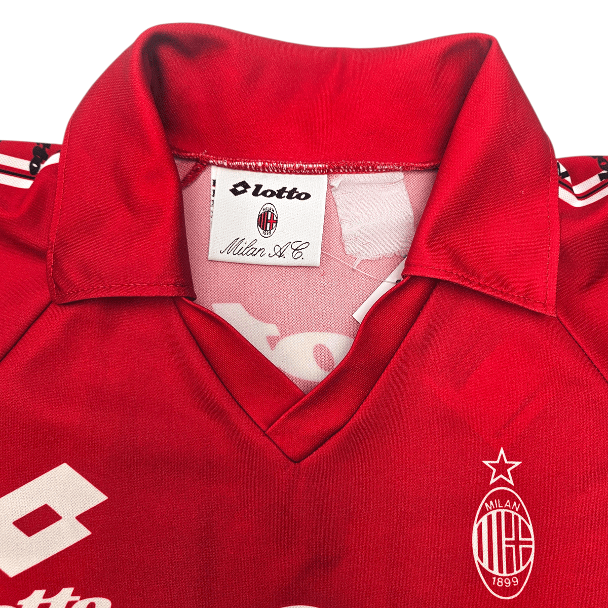 1995/96 AC Milan Training Shirt (L) Lotto - Football Finery - FF300009