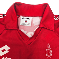 1995/96 AC Milan Training Shirt (L) Lotto - Football Finery - FF300009