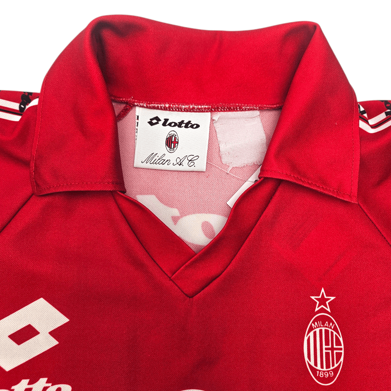 1995/96 AC Milan Training Shirt (L) Lotto – Football Finery
