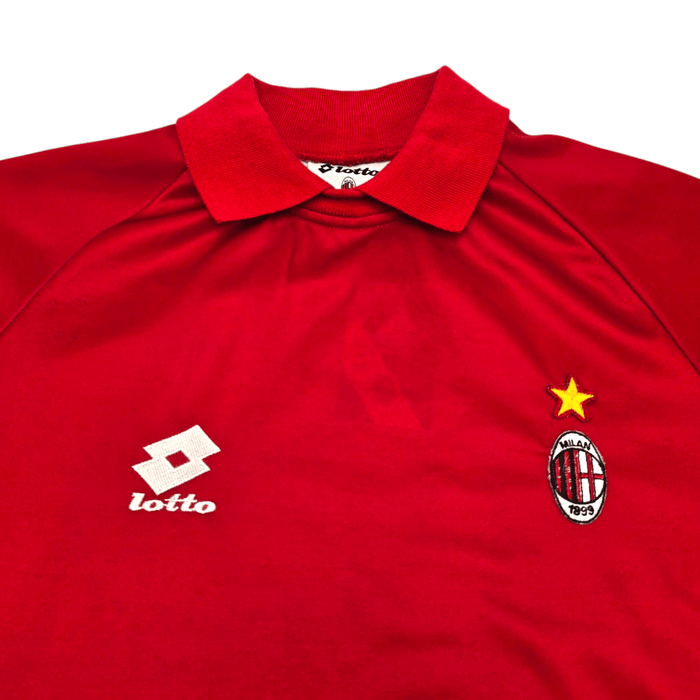 1995/96 AC Milan Training Shirt (XL) Lotto - Football Finery - FF300362