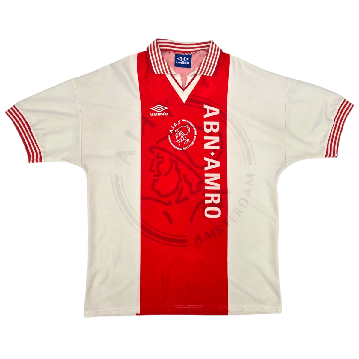 1995/96 Ajax Home Football Shirt (XL) Umbro 8 Davids - Football Finery - FF302609