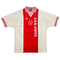 1995/96 Ajax Home Football Shirt (XL) Umbro 8 Davids - Football Finery - FF302609