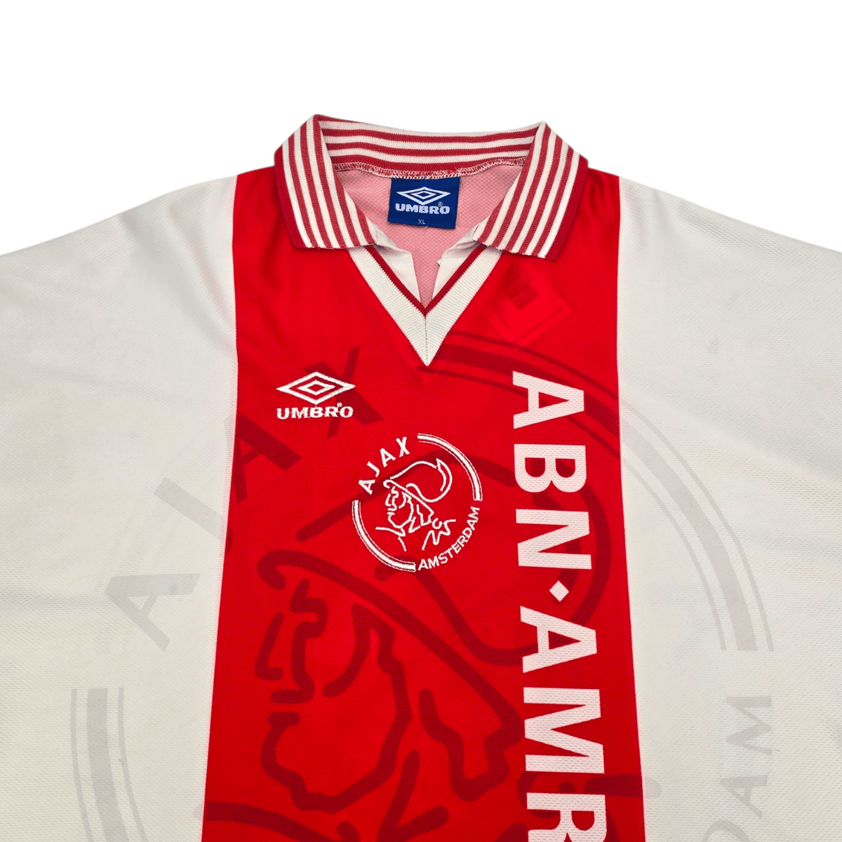 1995/96 Ajax Home Football Shirt (XL) Umbro #8 Davids – Football