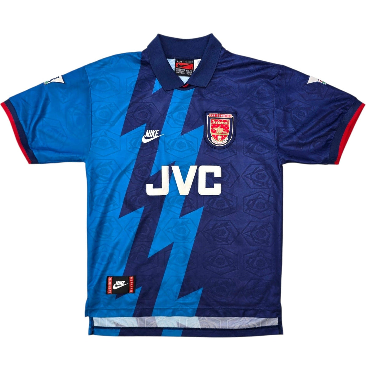 1995/96 Arsenal Away Football Shirt (S) Nike 16 Hartson - Football Finery - FF307176