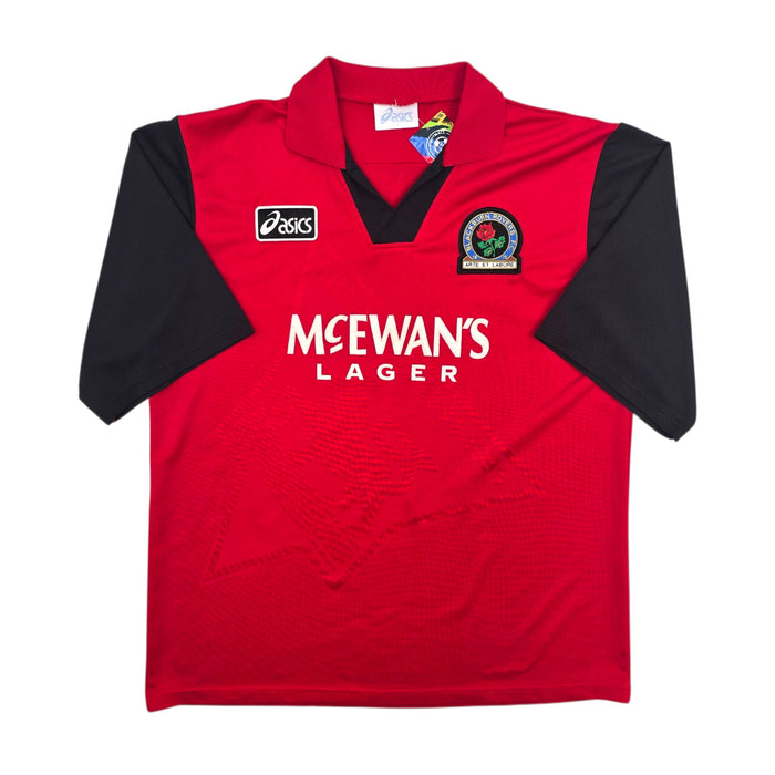 1995/96 Blackburn Rovers Away Football Shirt (L) Asics - Football Finery - FF306429
