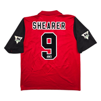 1995/96 Blackburn Rovers Away Football Shirt (XL) Asics 9 Shearer - Football Finery - FF303728