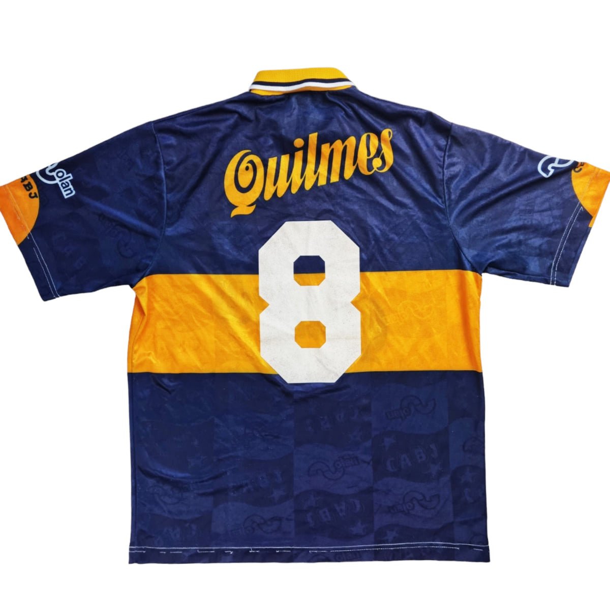 1995/96 Boca Juniors Home Football Shirt (L) Olan #8 - Football Finery - FF202858
