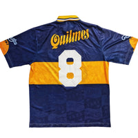 1995/96 Boca Juniors Home Football Shirt (L) Olan #8 - Football Finery - FF202858