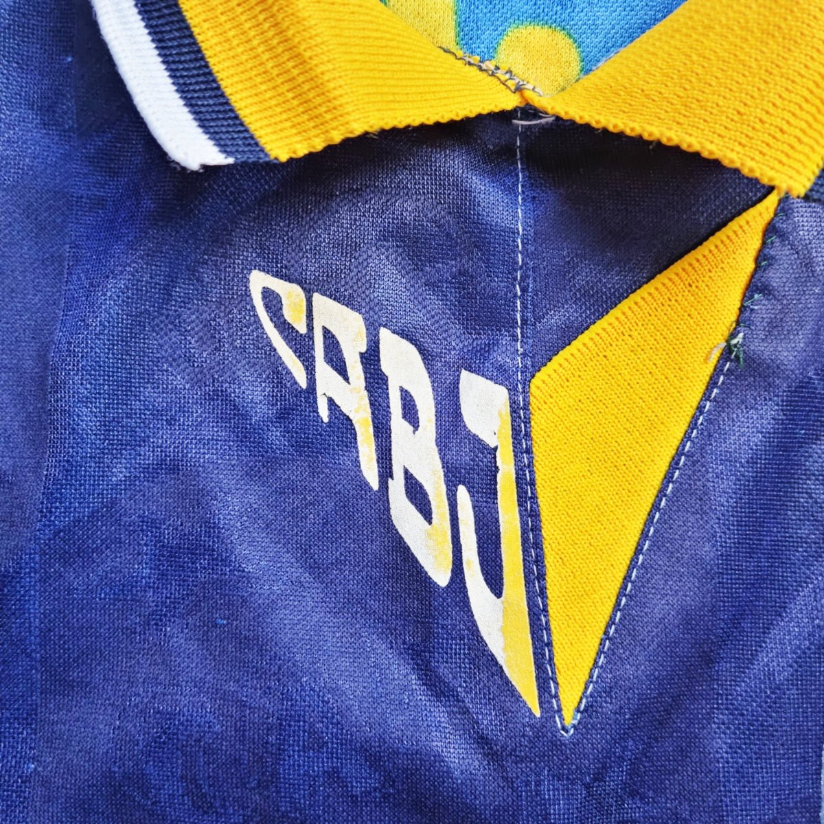 1995/96 Boca Juniors Home Football Shirt (L) Olan #8 - Football Finery - FF202858
