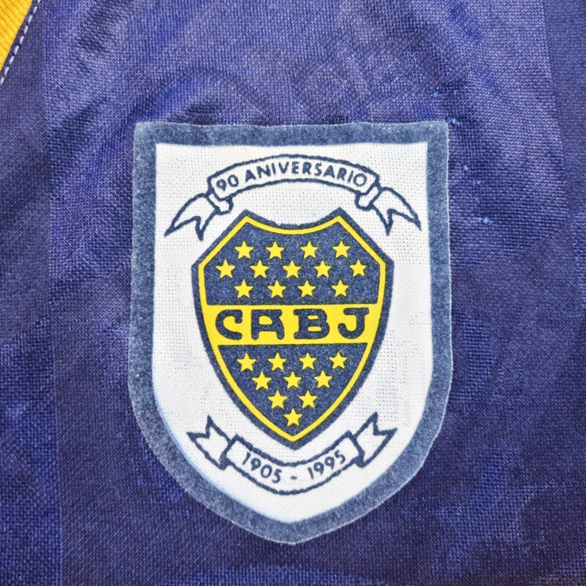 1995/96 Boca Juniors Home Football Shirt (L) Olan #8 - Football Finery - FF202858
