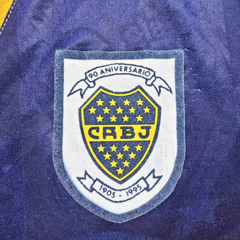 1995/96 Boca Juniors Home Football Shirt (L) Olan #8 - Football Finery - FF202858