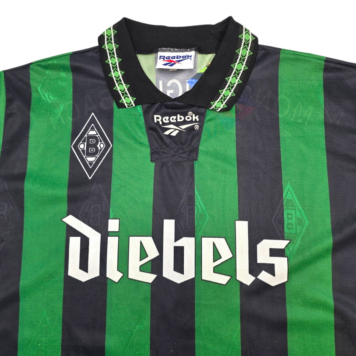 1995/96 Borussia Monchengladbach Away Football Shirt (M) Reebok - Football Finery - FF306965