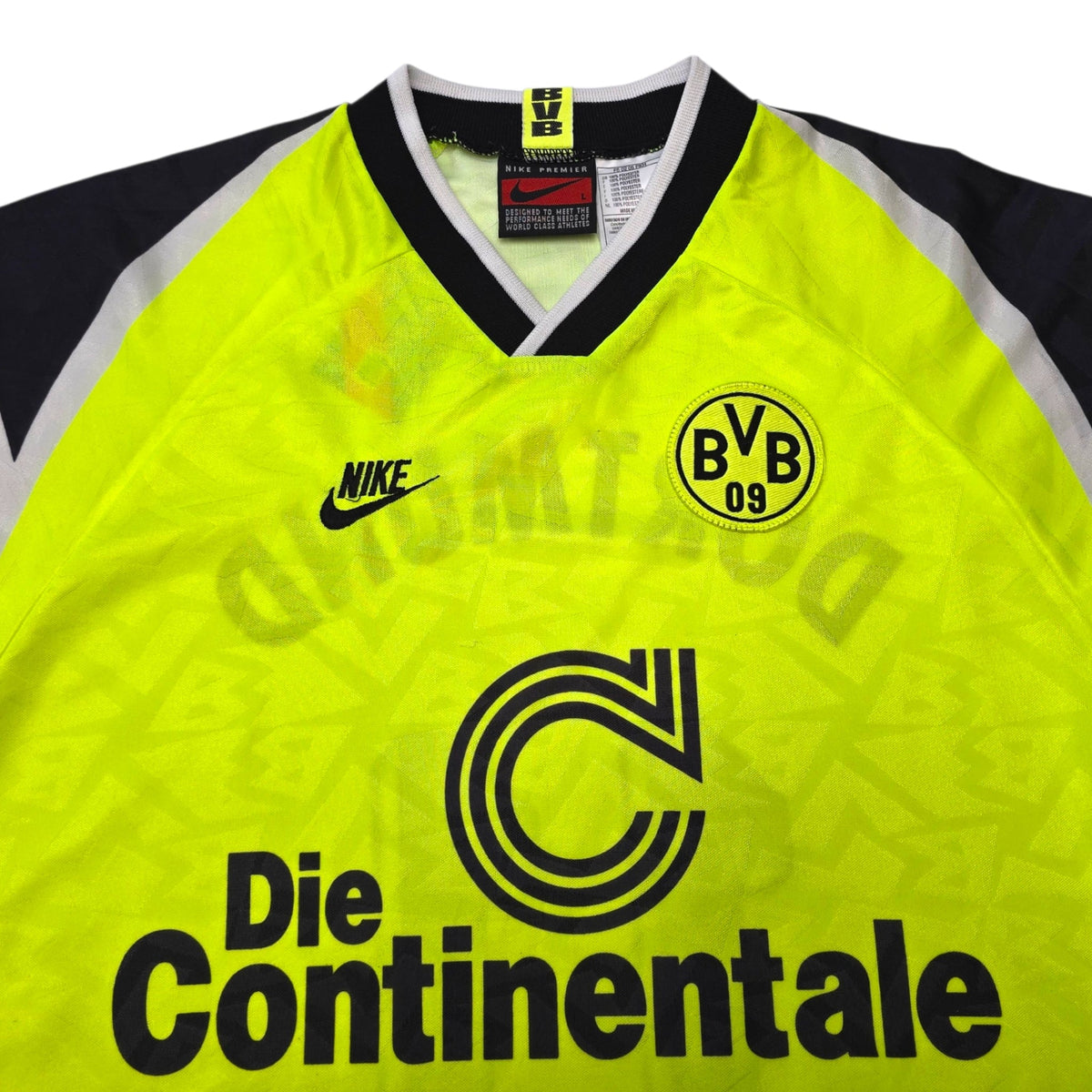 1995/96 Dortmund Home Football Shirt (L) Nike 11 - Football Finery - FF307284