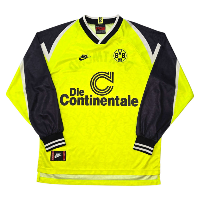 1995/96 Dortmund Home Football Shirt (L) Nike - Football Finery - FF306425