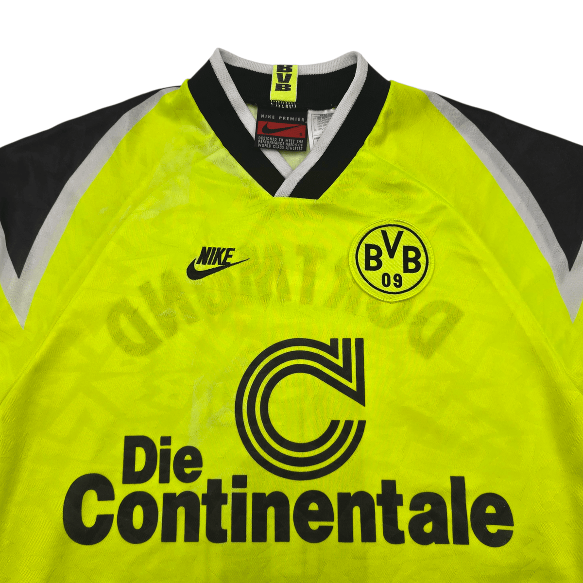 1995/96 Dortmund Home Football Shirt (S) Nike 6 Sammer - Football Finery - FF303095