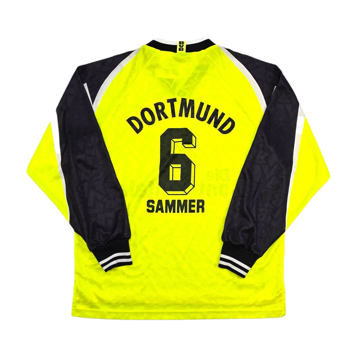 1995/96 Dortmund Home Football Shirt (XL) Nike 6 Sammer - Football Finery - FF303644
