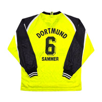 1995/96 Dortmund Home Football Shirt (XL) Nike 6 Sammer - Football Finery - FF303644