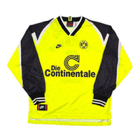 1995/96 Dortmund Home Football Shirt (XL) Nike 6 Sammer - Football Finery - FF303644