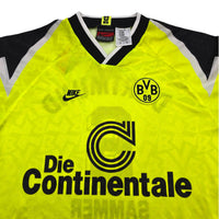 1995/96 Dortmund Home Football Shirt (XL) Nike 6 Sammer - Football Finery - FF303644