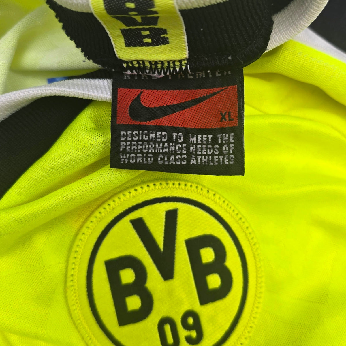 1995/96 Dortmund Home Football Shirt (XL) Nike - Football Finery - FF306483