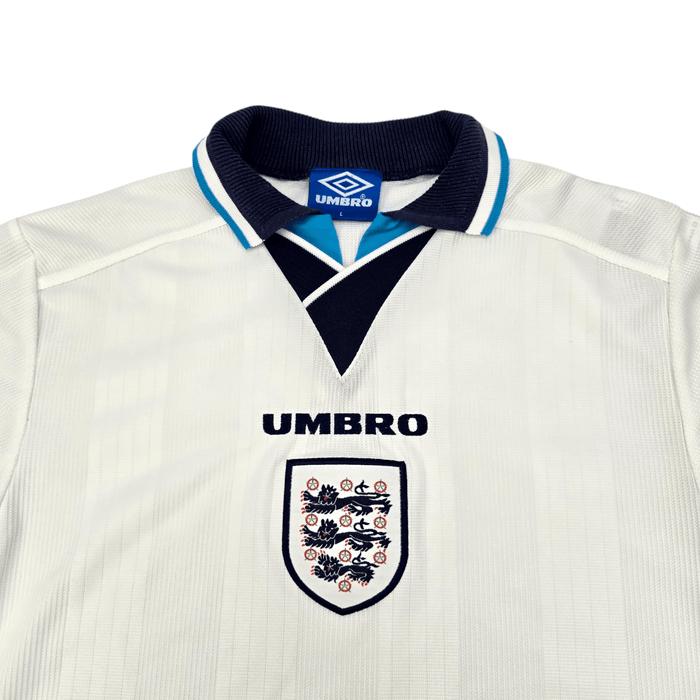 1995/96 England Home Football Shirt (L) Umbro - Football Finery - FF300595