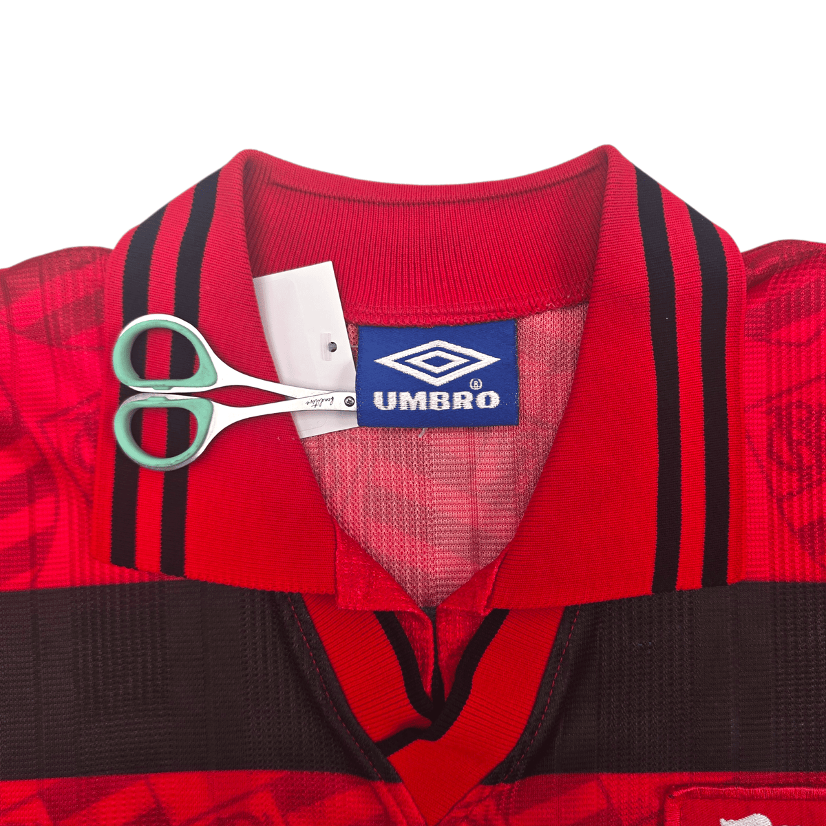 1995/96 Flamengo Home Football Shirt (M) Umbro 7 (Centenary) - Football Finery - FF305154