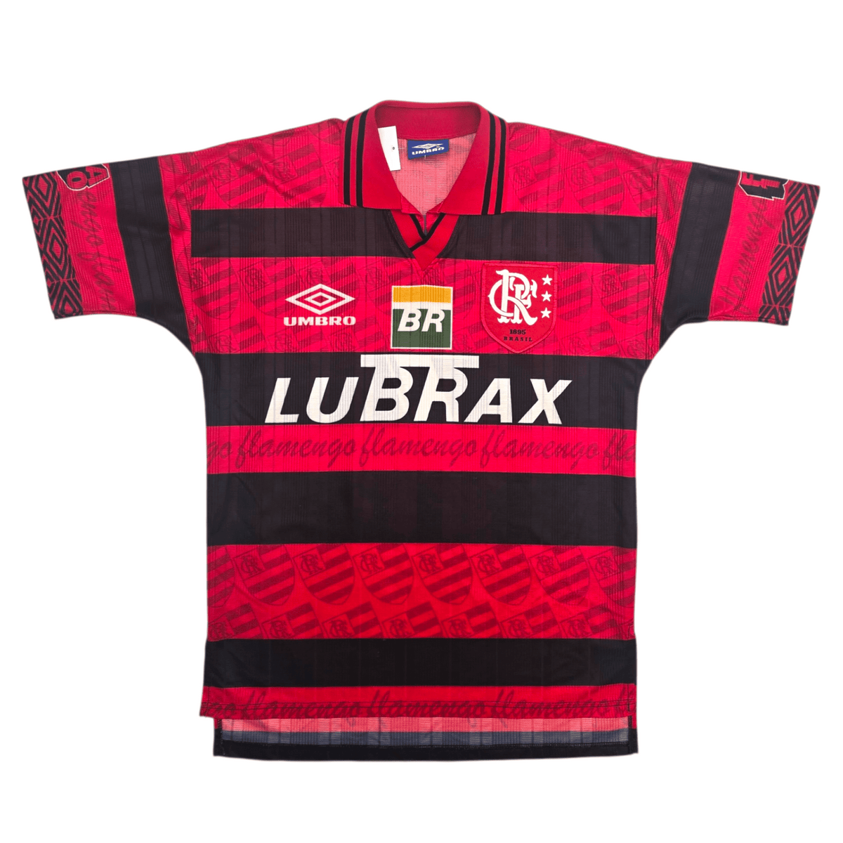 1995/96 Flamengo Home Football Shirt (M) Umbro 7 (Centenary) - Football Finery - FF305154