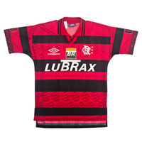 1995/96 Flamengo Home Football Shirt (M) Umbro 7 (Centenary) - Football Finery - FF305154