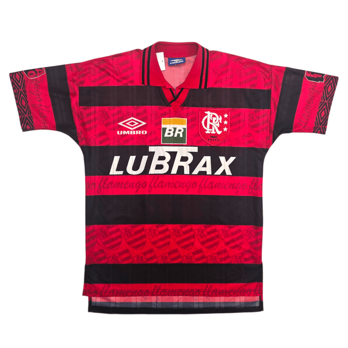 1995/96 Flamengo Home Football Shirt (M) Umbro 7 (Centenary) - Football Finery - FF305154