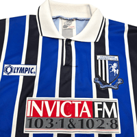 1995/96 Gillingham Home Football Shirt (2XL) Olympic - Football Finery - FF304193