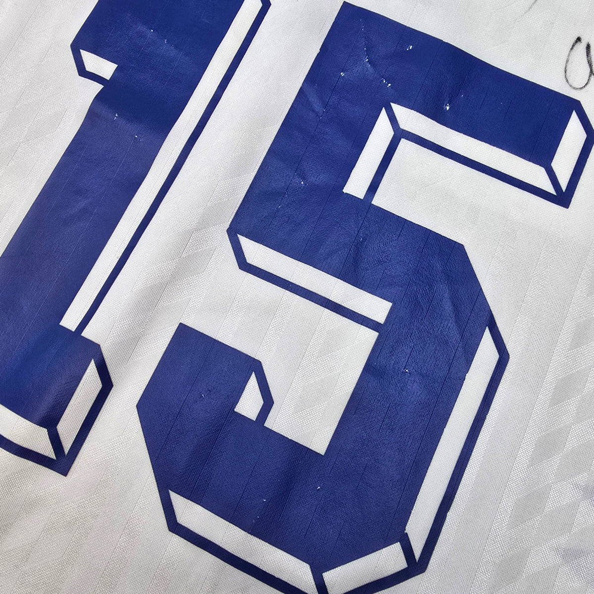 1995/96 Karlsruher SC (UEFA Intertoto Cup) Home Football Shirt (XL) Adidas (Match Issue | Squad Signed) - Football Finery - FF305909