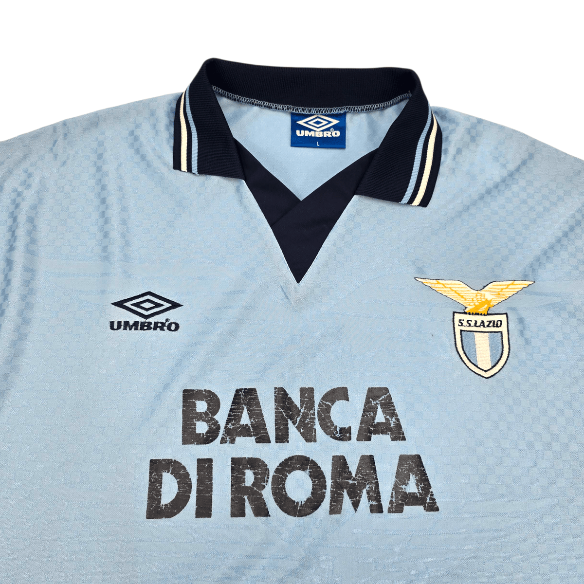 1995/96 Lazio Home Football Shirt (L) Umbro - Football Finery - FF302667