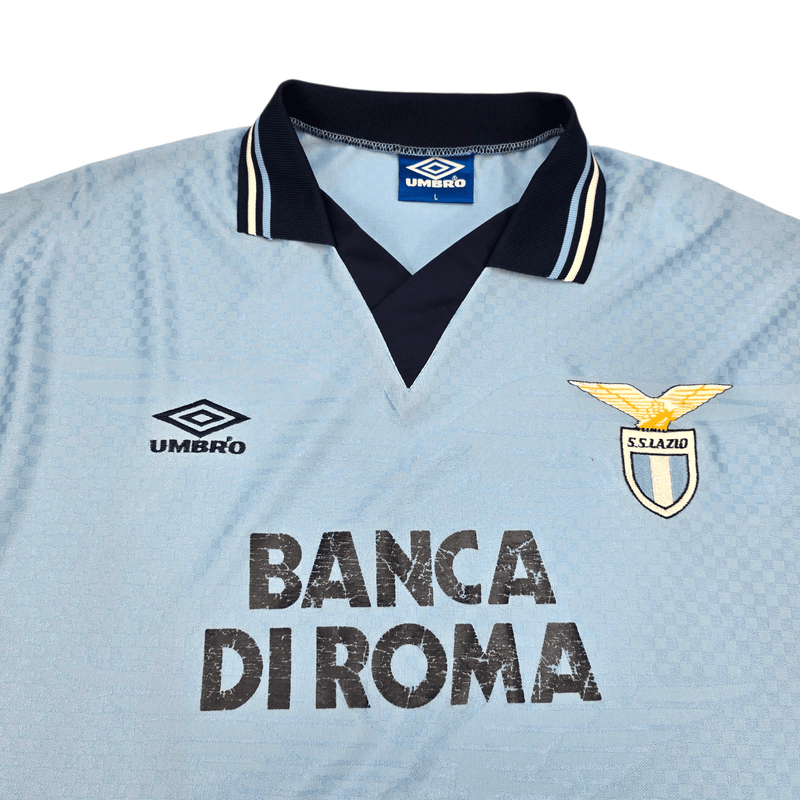 1995/96 Lazio Home Football Shirt (L) Umbro - Football Finery - FF302667